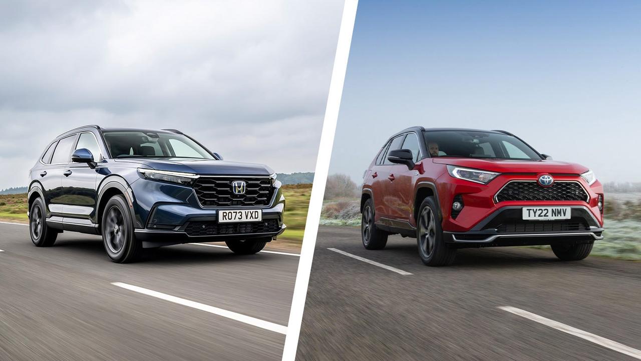 Honda vs Toyota – CR-V vs RAV4 – front three quarter