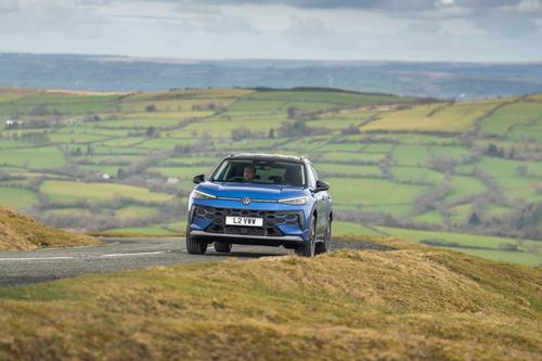 2026 VW T Roc front driving cornering scenic
