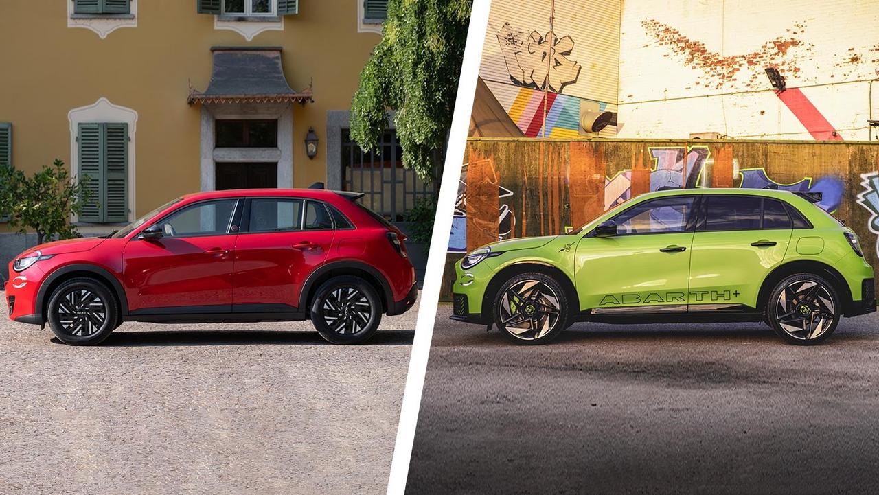 Fiat 600 vs Abarth 600, side