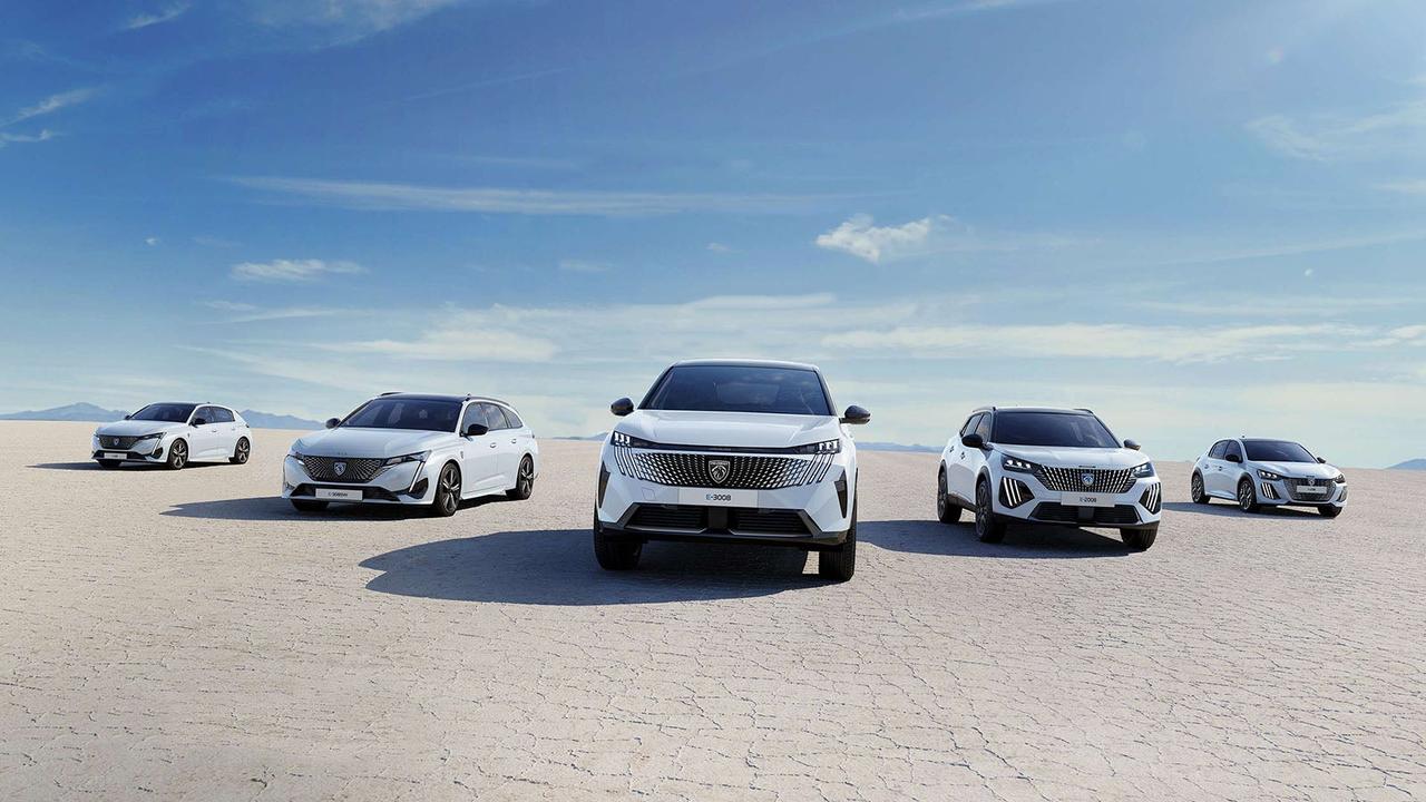 Peugeot electric lineup