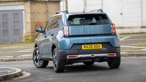 Fiat Grande Panda driving rear view