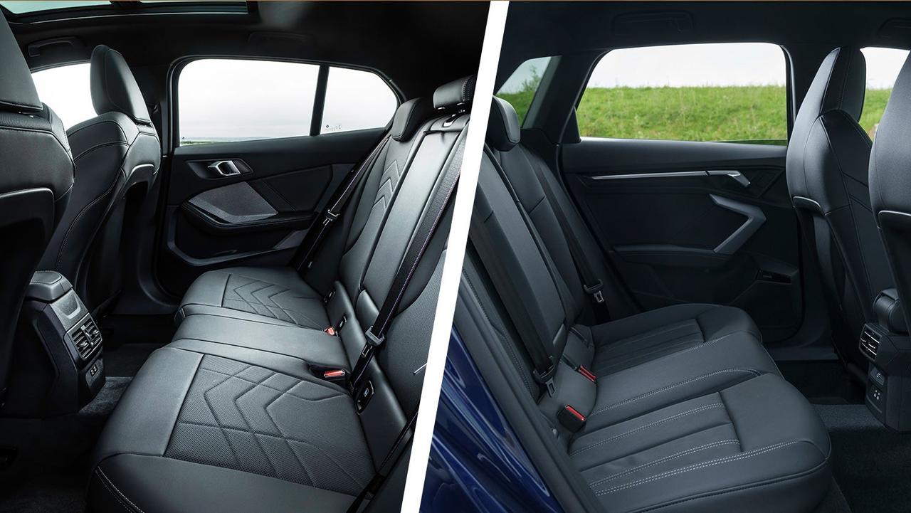 BMW 1 Series vs Audi A3 rear seats