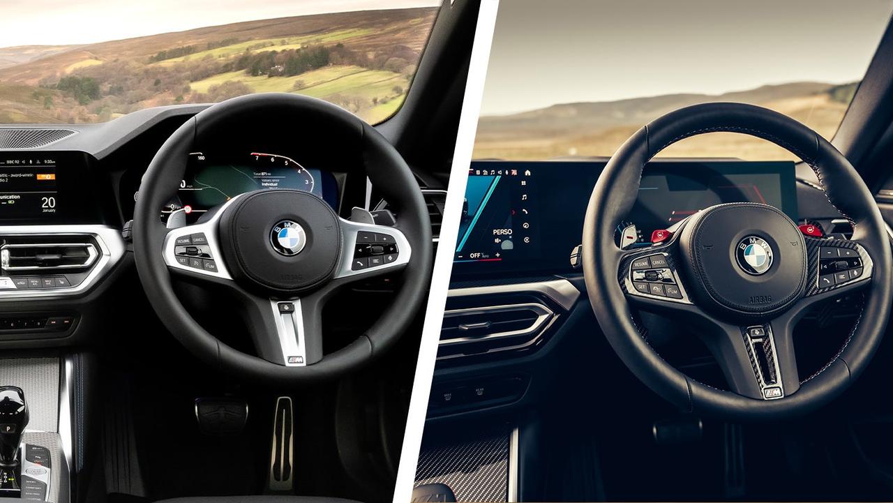 BMW M240i vs M2 steering wheel