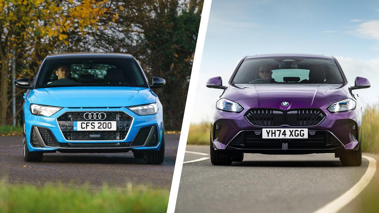 Audi A1 vs BMW 1 Series – front three quarter