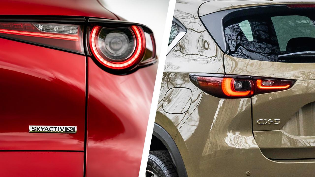 Mazda CX-30 vs CX-5 tail light