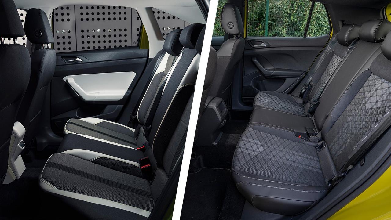 Volkswagen Taigo vs T-Cross rear seats