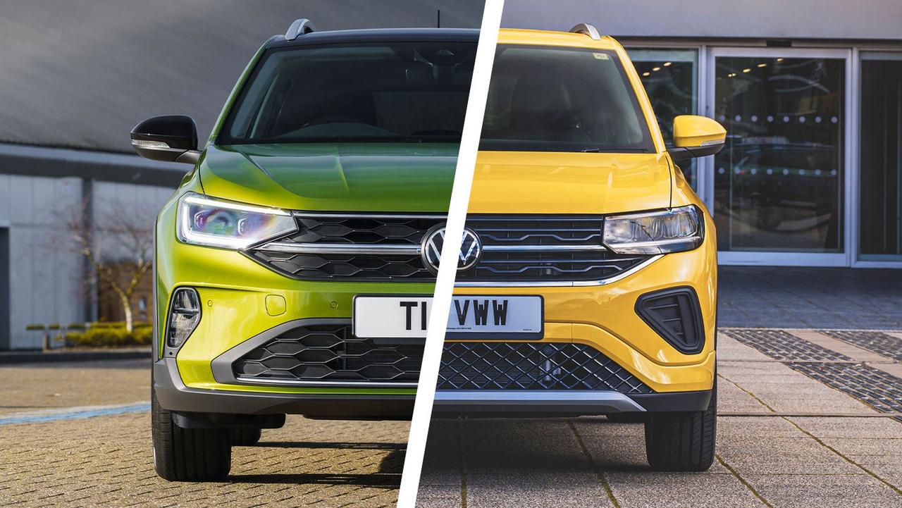 Volkswagen Taigo vs T-Cross front