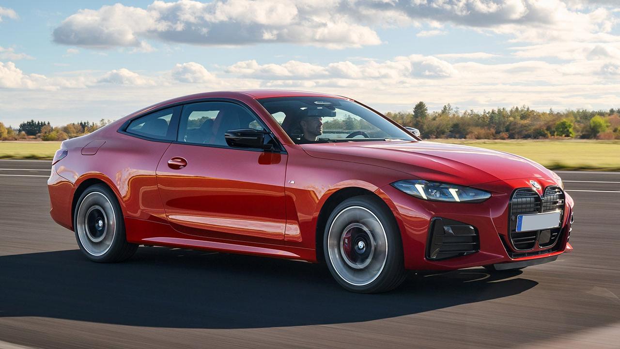 BMW 4 Series in red