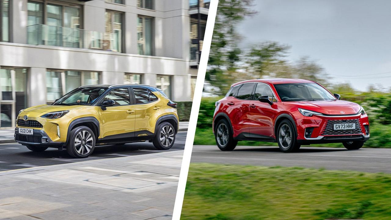 Toyota vs Lexus – Yaris Cross vs LBX – front three quarter