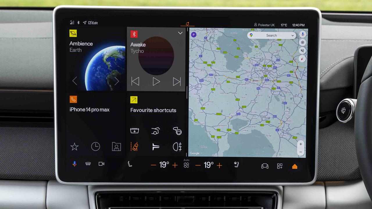 Polestar 4 touchscreen