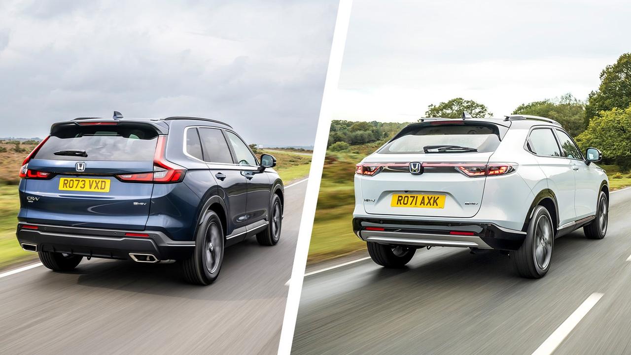 Honda CR-V vs HR-V – rear three quarter