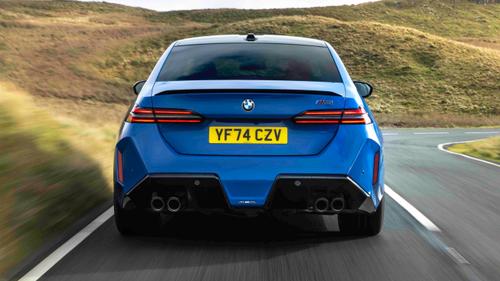 BMW M5 rear view