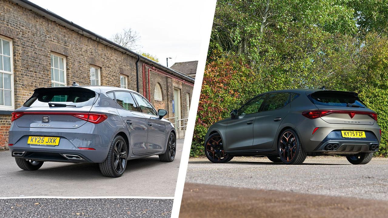 SEAT Leon vs Cupra Leon rear