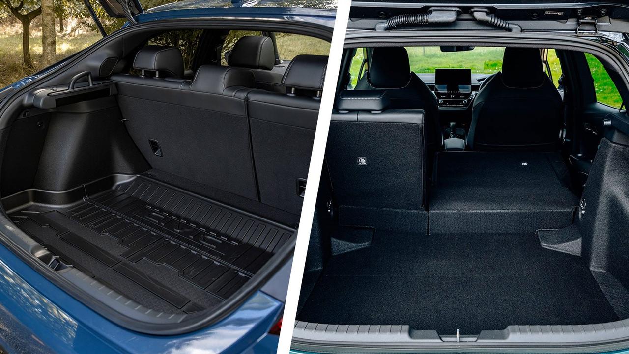 Honda Civic vs Toyota Corolla boot