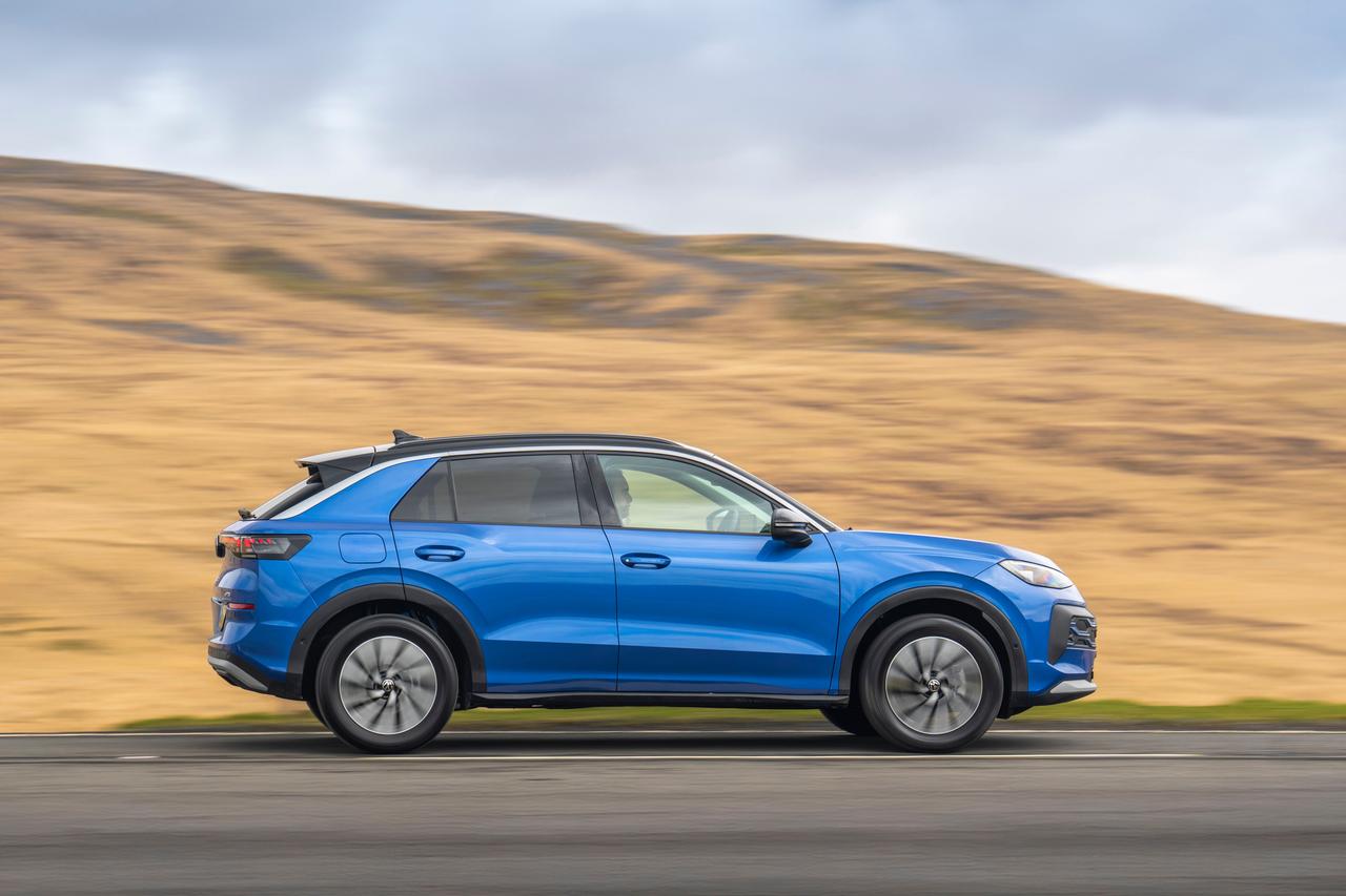2026 VW T Roc side driving