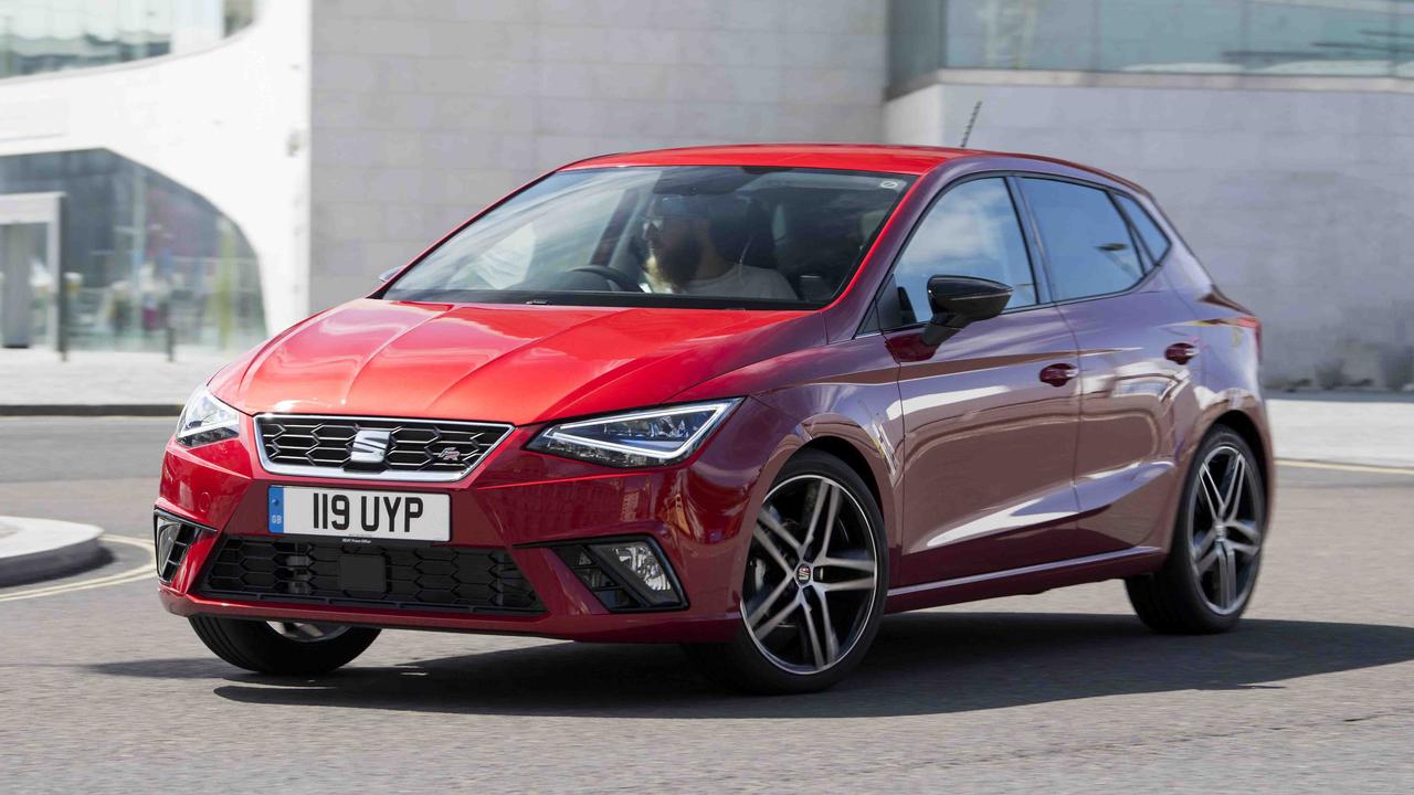 SEAT Ibiza driving around corner
