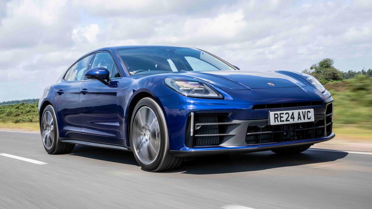 Porsche Panamera driving