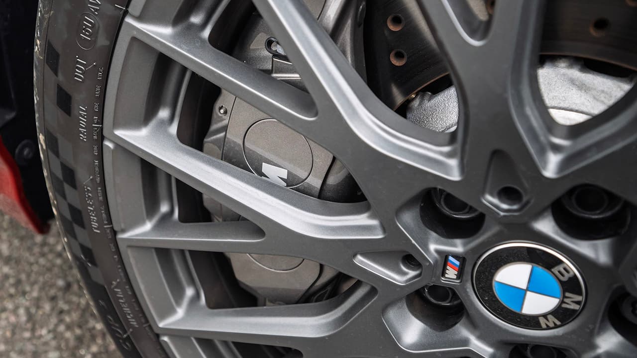 BMW 1 Series (M135) Michelin tyre closeup