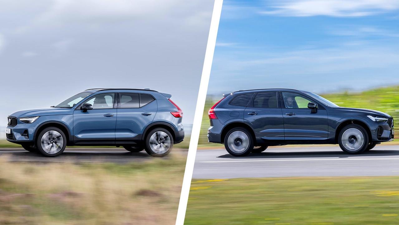 Volvo XC40 vs XC60 – side