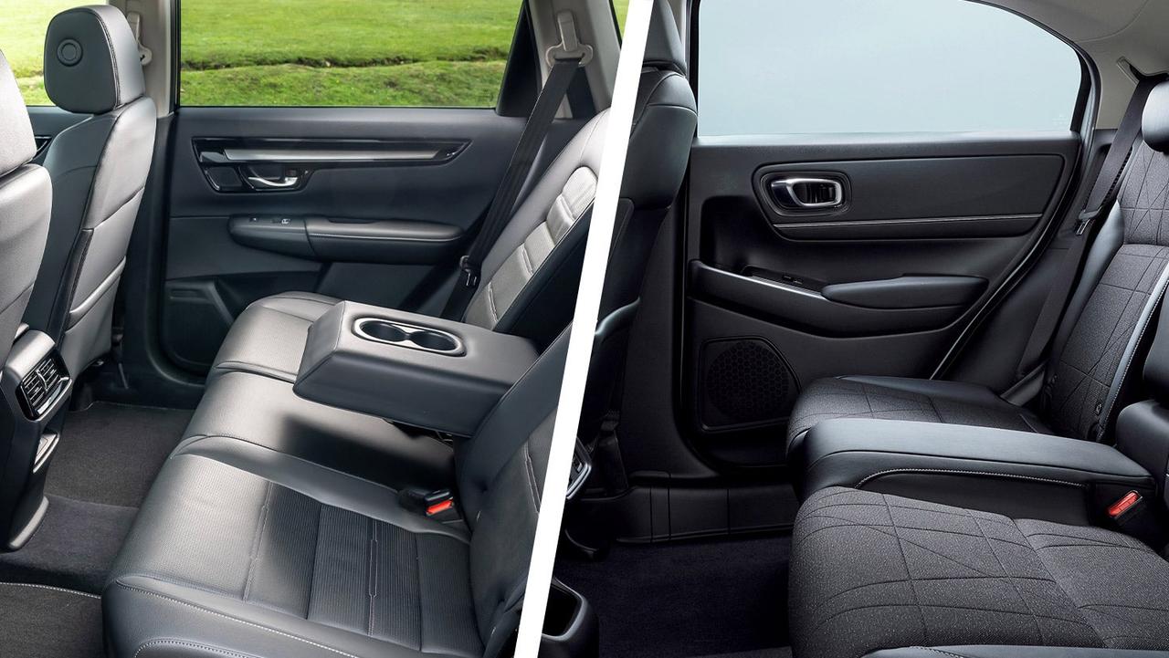 Honda CR-V vs HR-V – rear seats