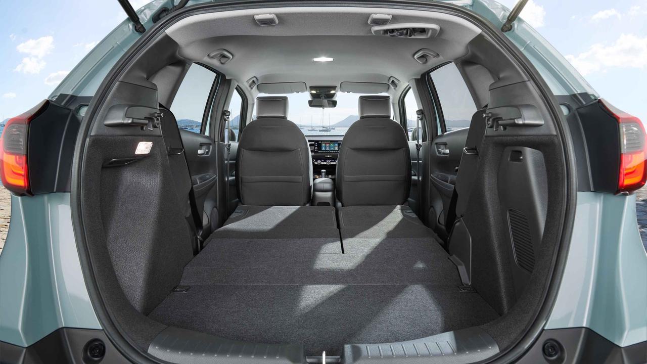 Honda Jazz seats down