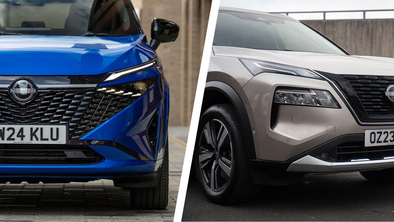 Nissan Qashqai vs X-Trail front end