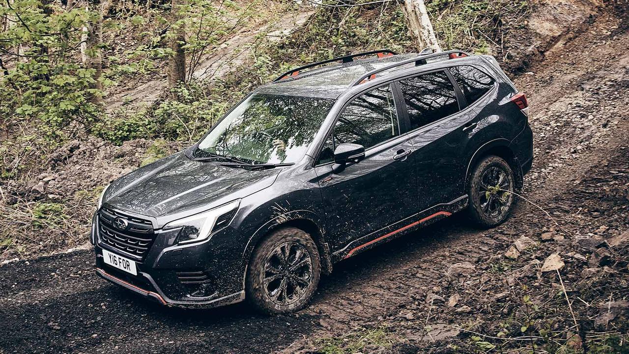 Subaru Forester in black