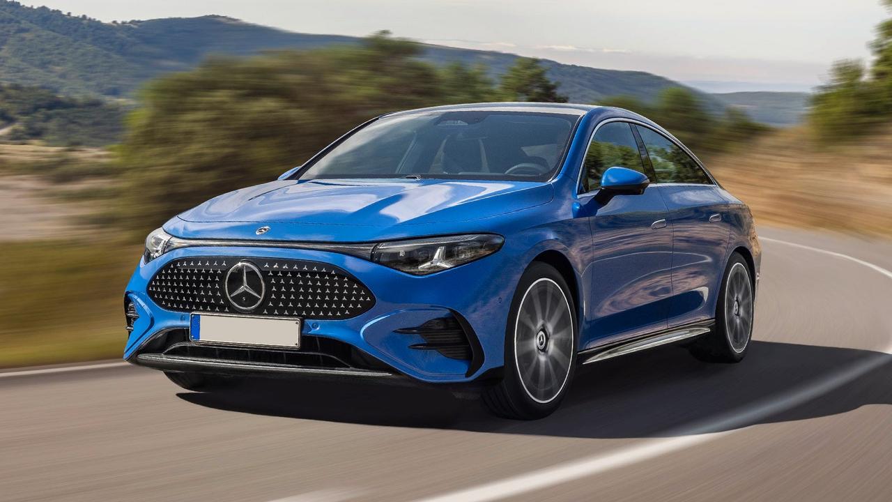 Mercedes CLA in blue