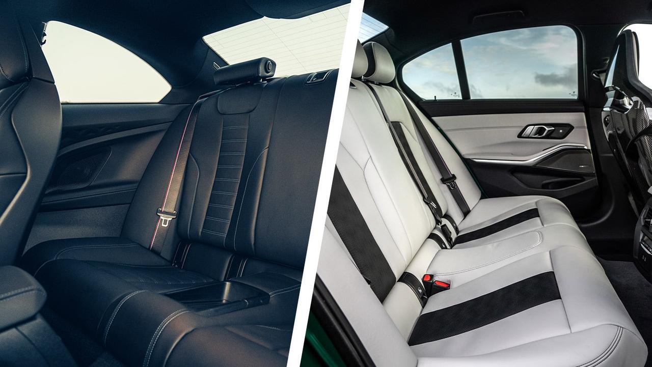 BMW M2 vs M3 – rear seats