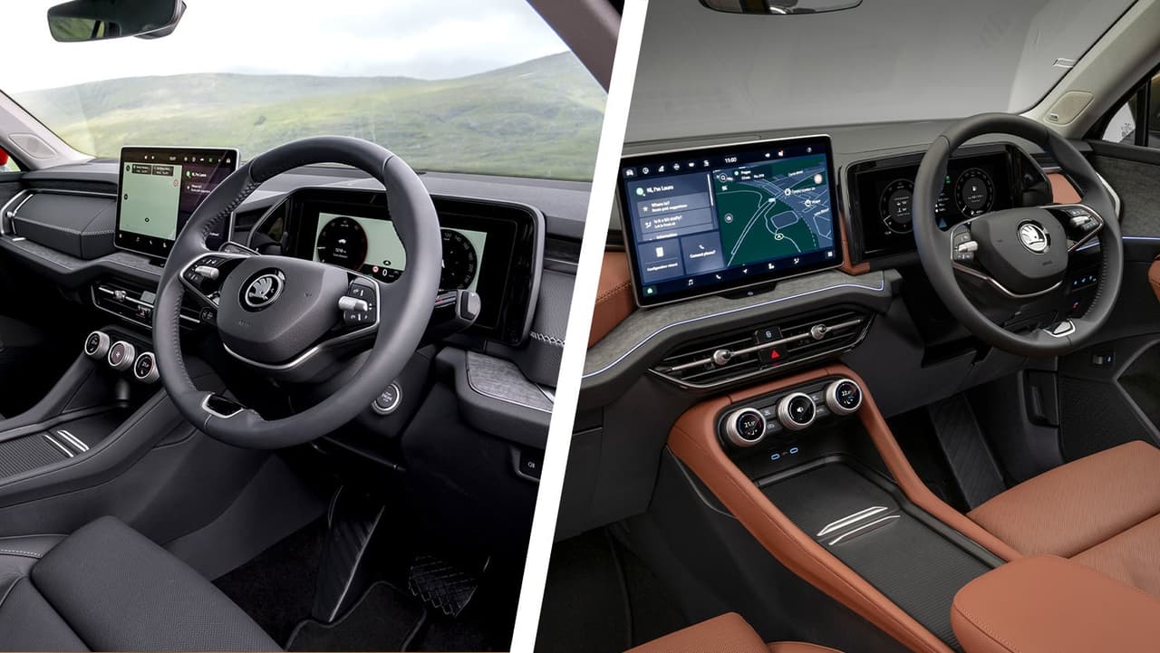 Skoda Kodiaq SE vs SE L interior