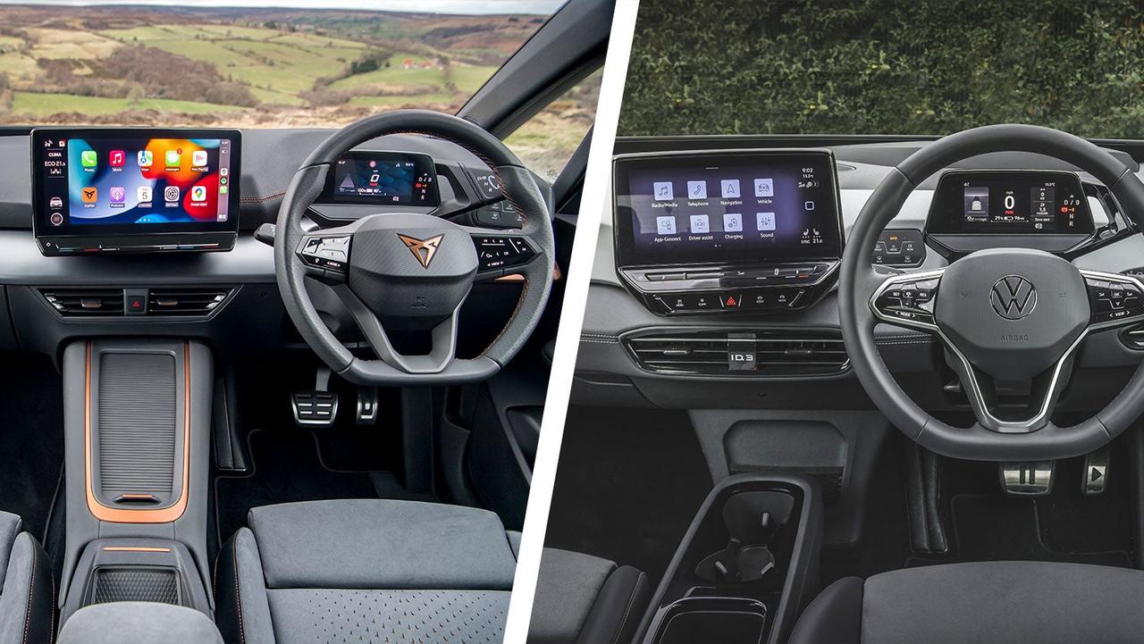 Cupra Born vs Volkswagen ID.3 interior