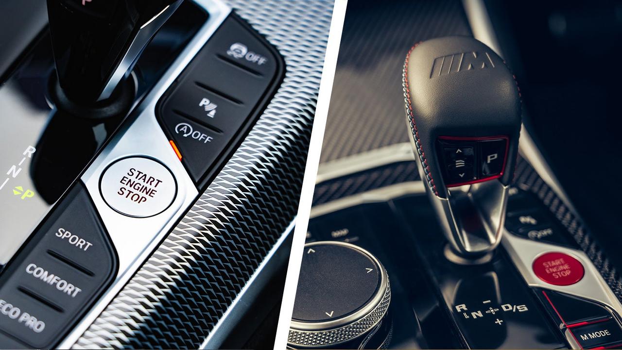 BMW M240i vs M2 starter button
