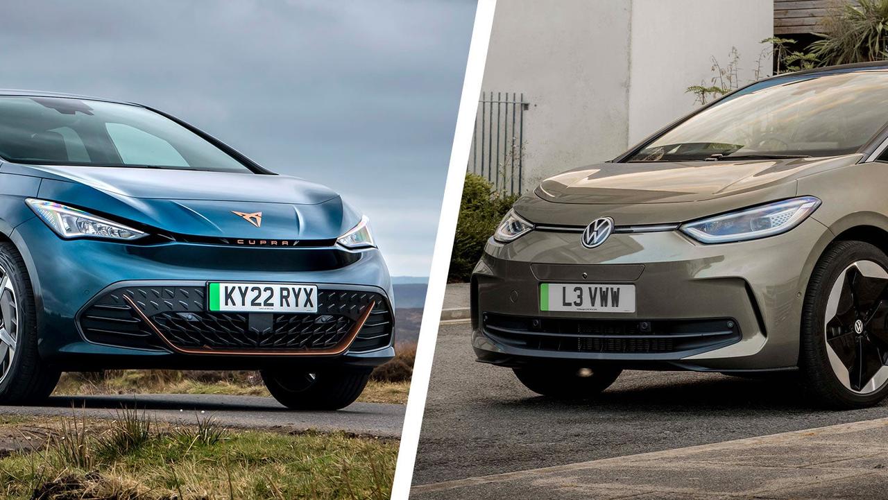 Cupra Born vs Volkswagen ID.3 front