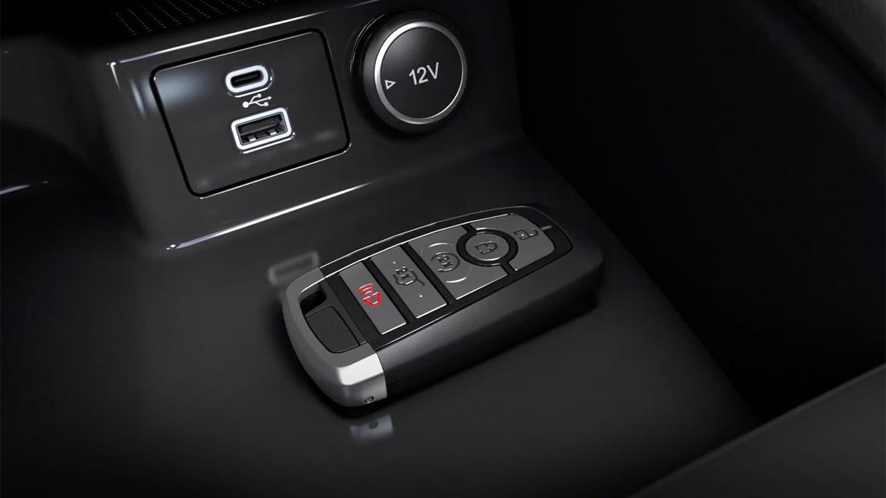 Ford keyfob in backup slot