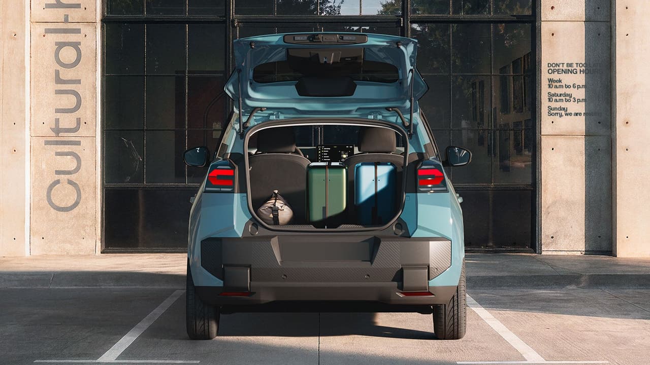 New 2026 Dacia Spring boot