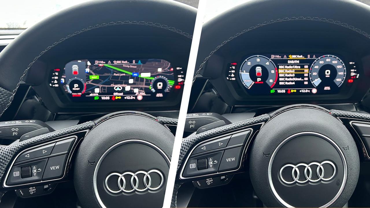 Audi A3 owner guide – changing dashboard display
