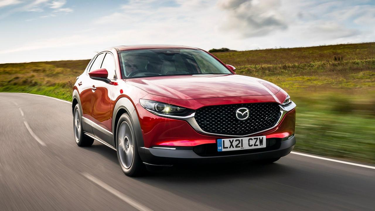 Mazda CX-30 in red