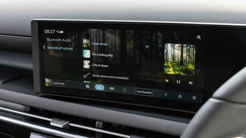Hyundai Tucson natural sounds screen