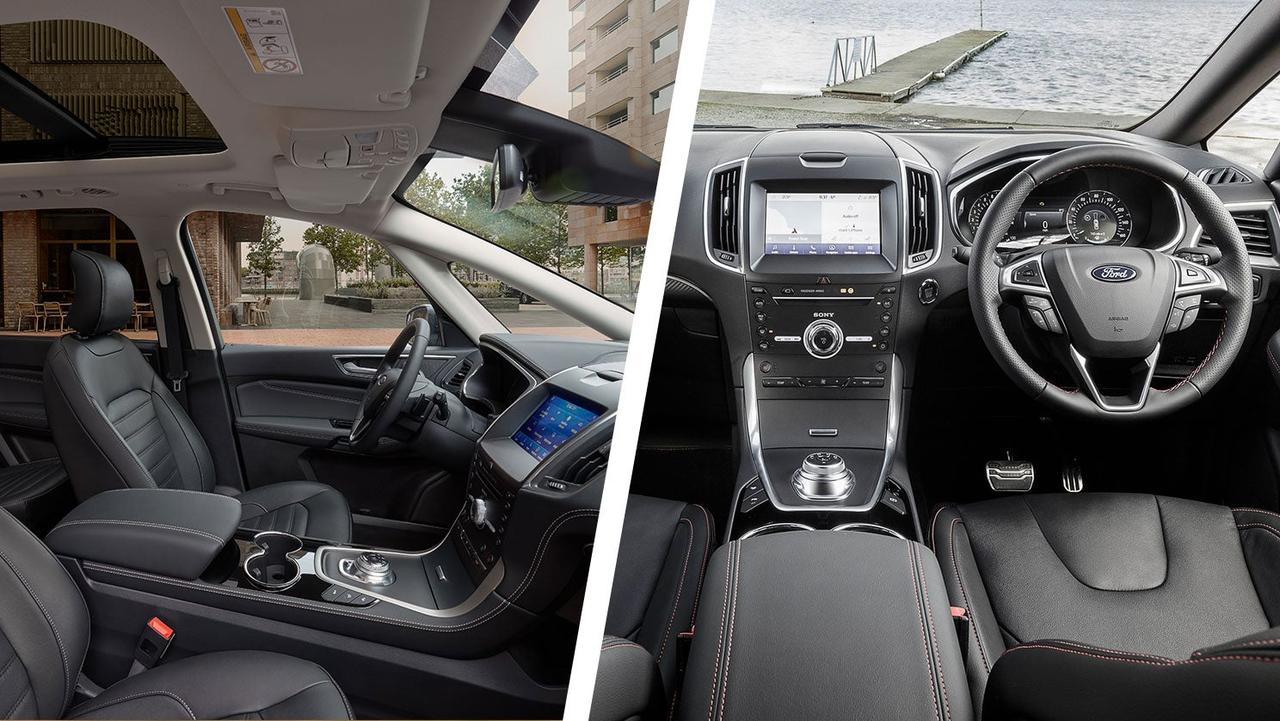 Ford Galaxy vs S-Max interior
