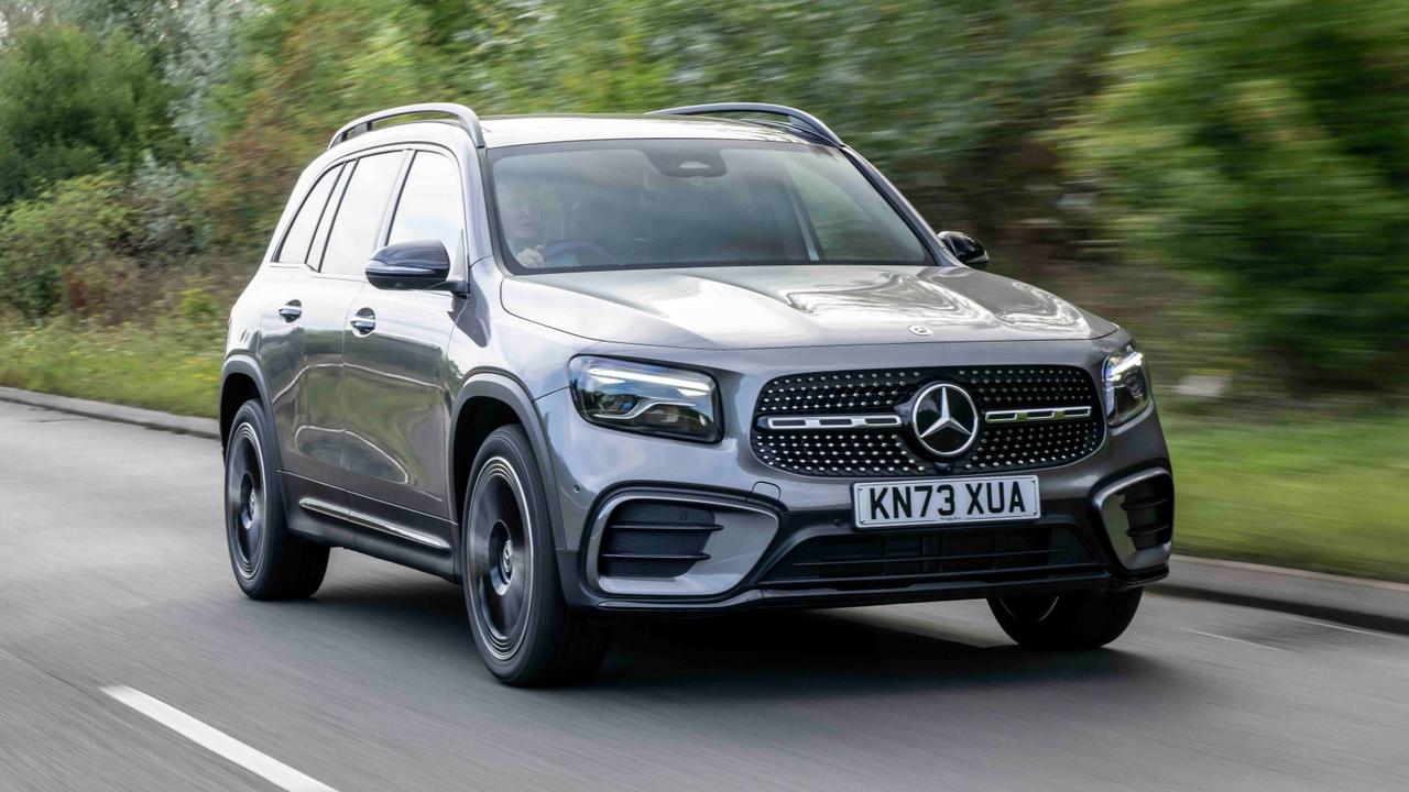 Mercedes GLB driving