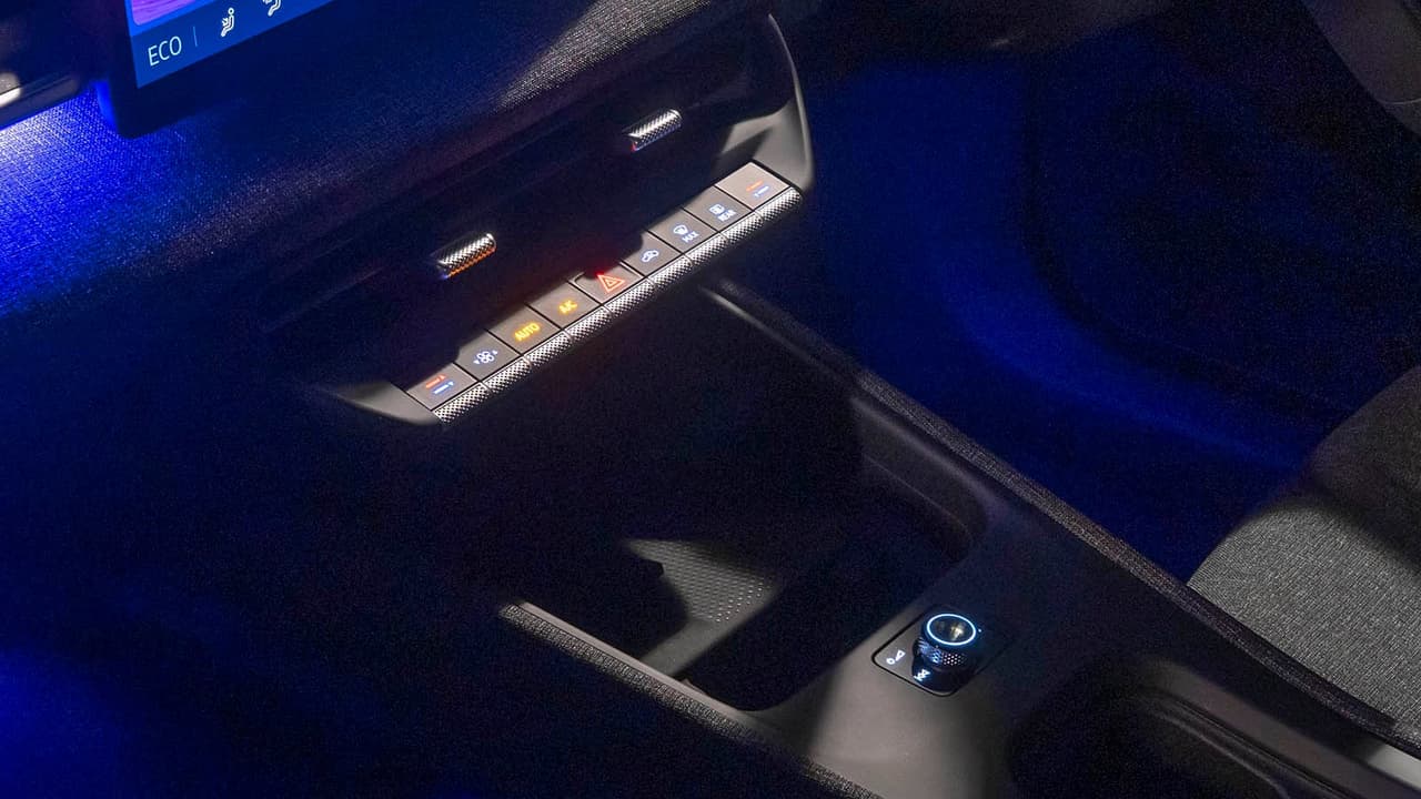 Volkswagen ID. Polo review – centre console detail
