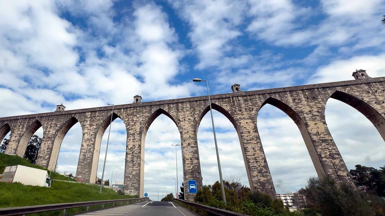 Large bridge in Lisbon