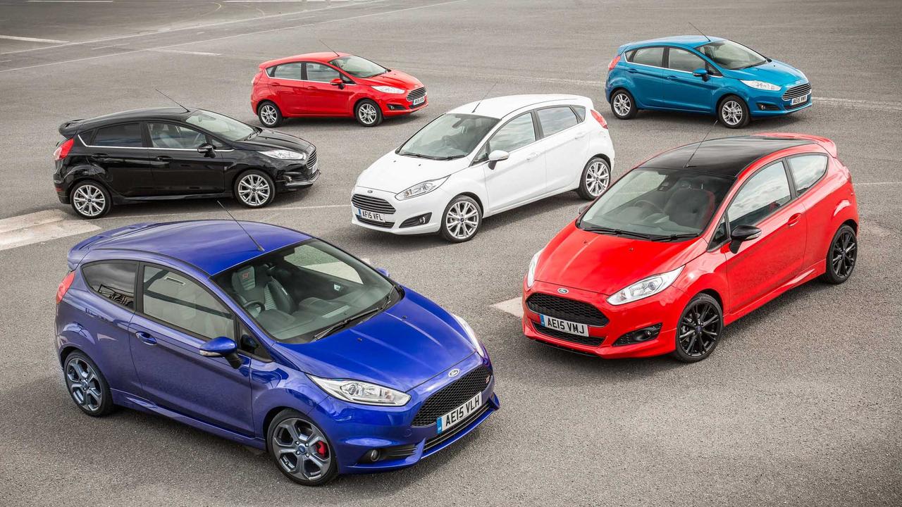 Ford Fiesta Mk6 models gathered together