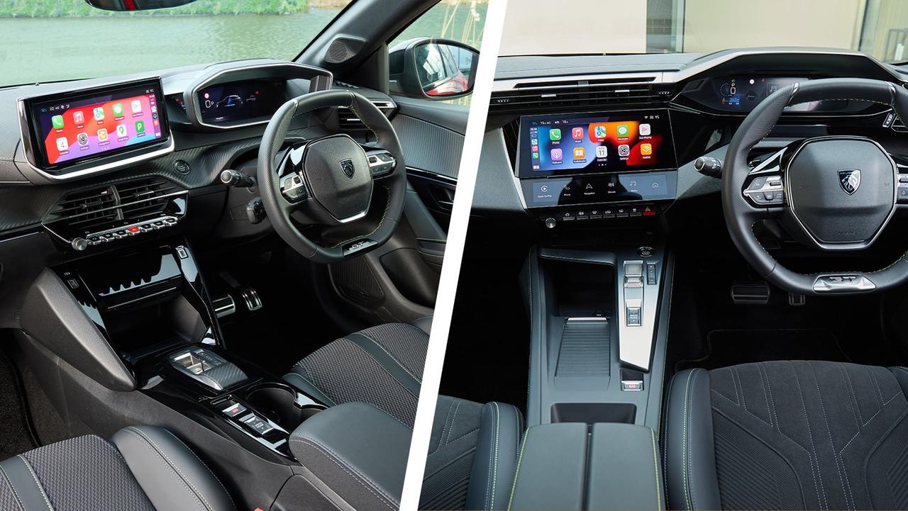 Peugeot 208 vs 308 interior