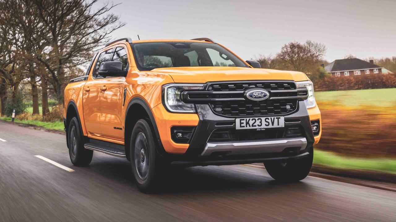 Ford Ranger Wildtrak in orange