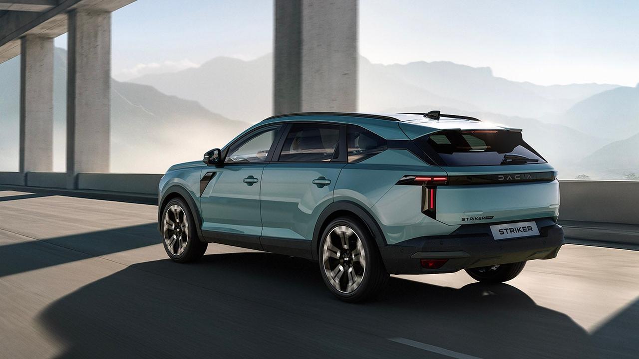 2026 Dacia Striker rear three quarter