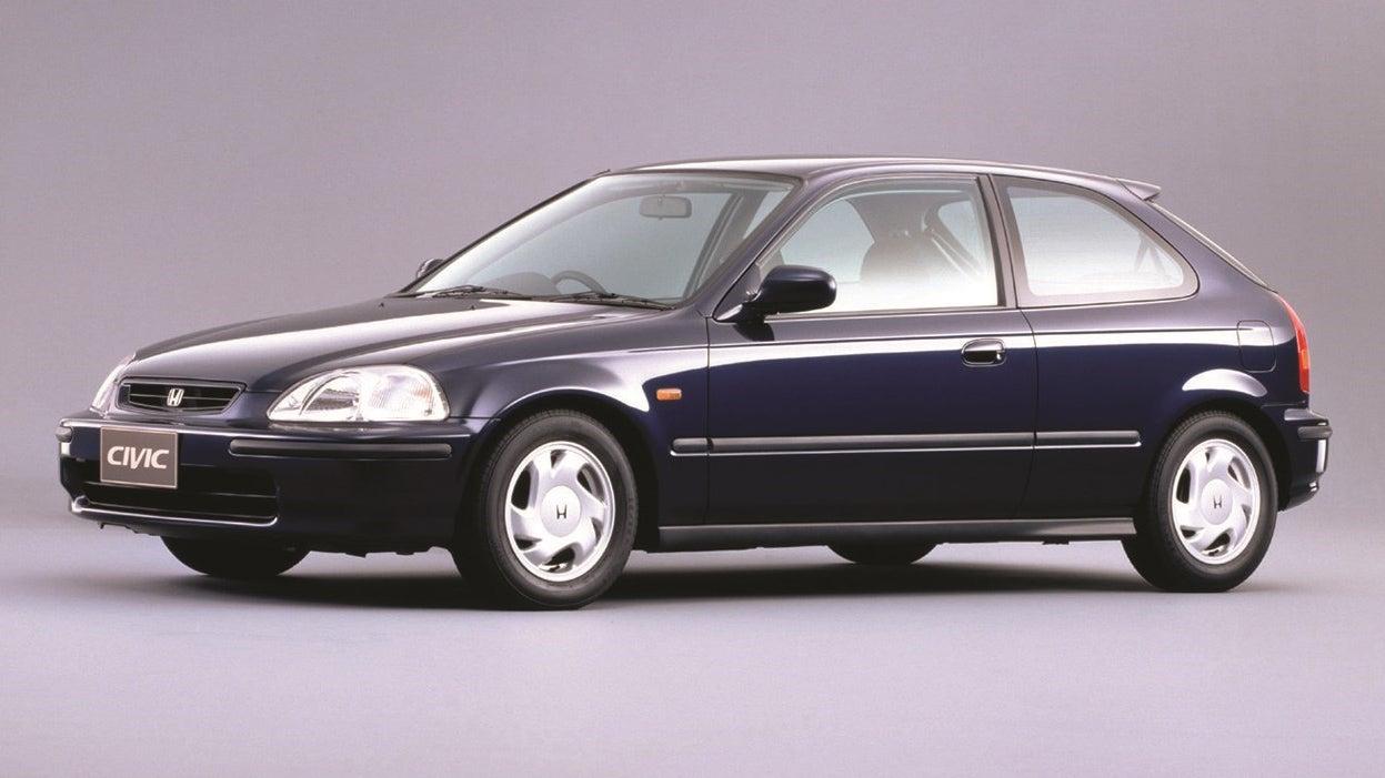 Late 1990s Honda Civic 3-door hatchback