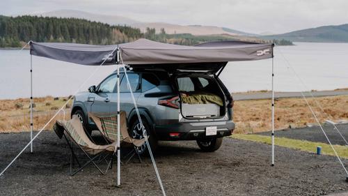 Dacia Bigster camping setup