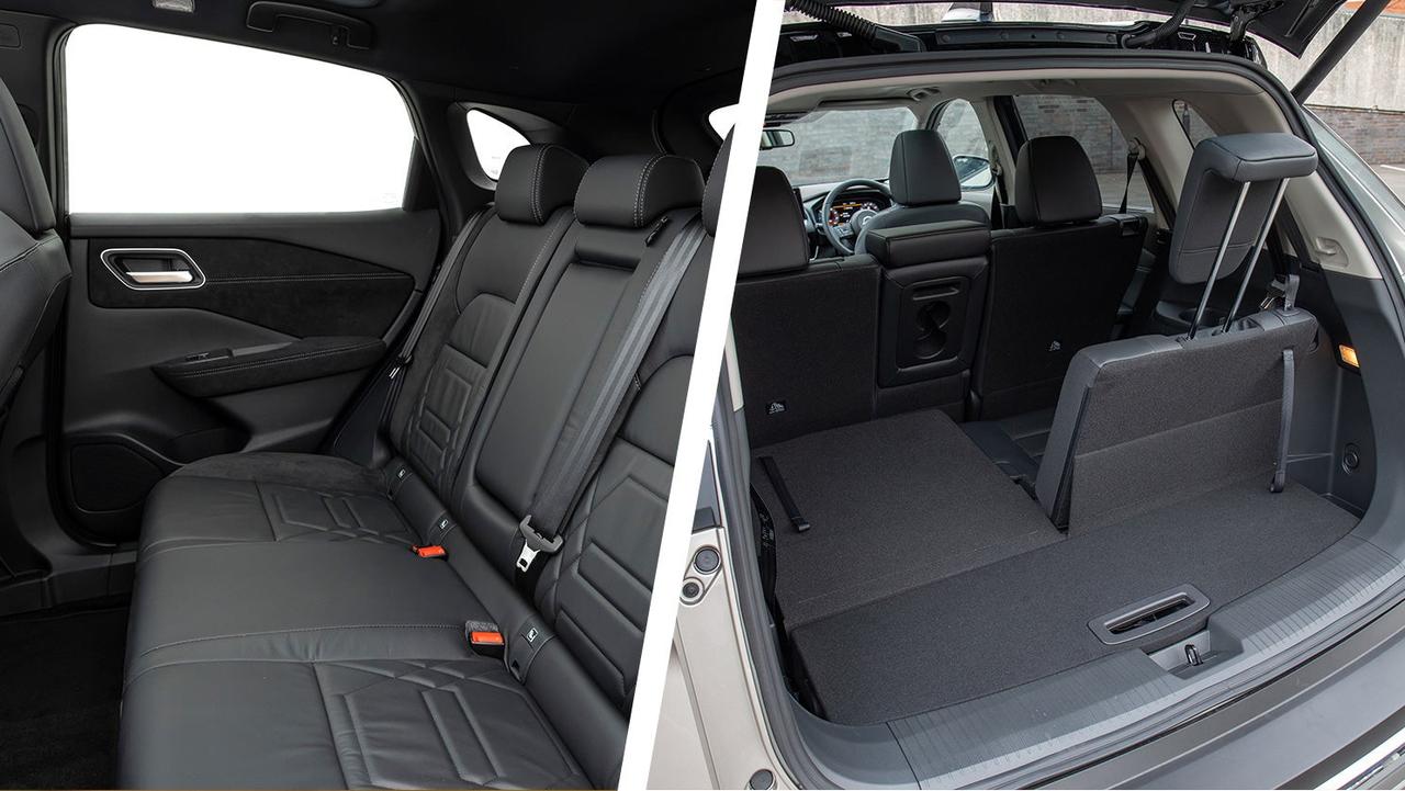 Nissan Qashqai vs X-Trail rear seats