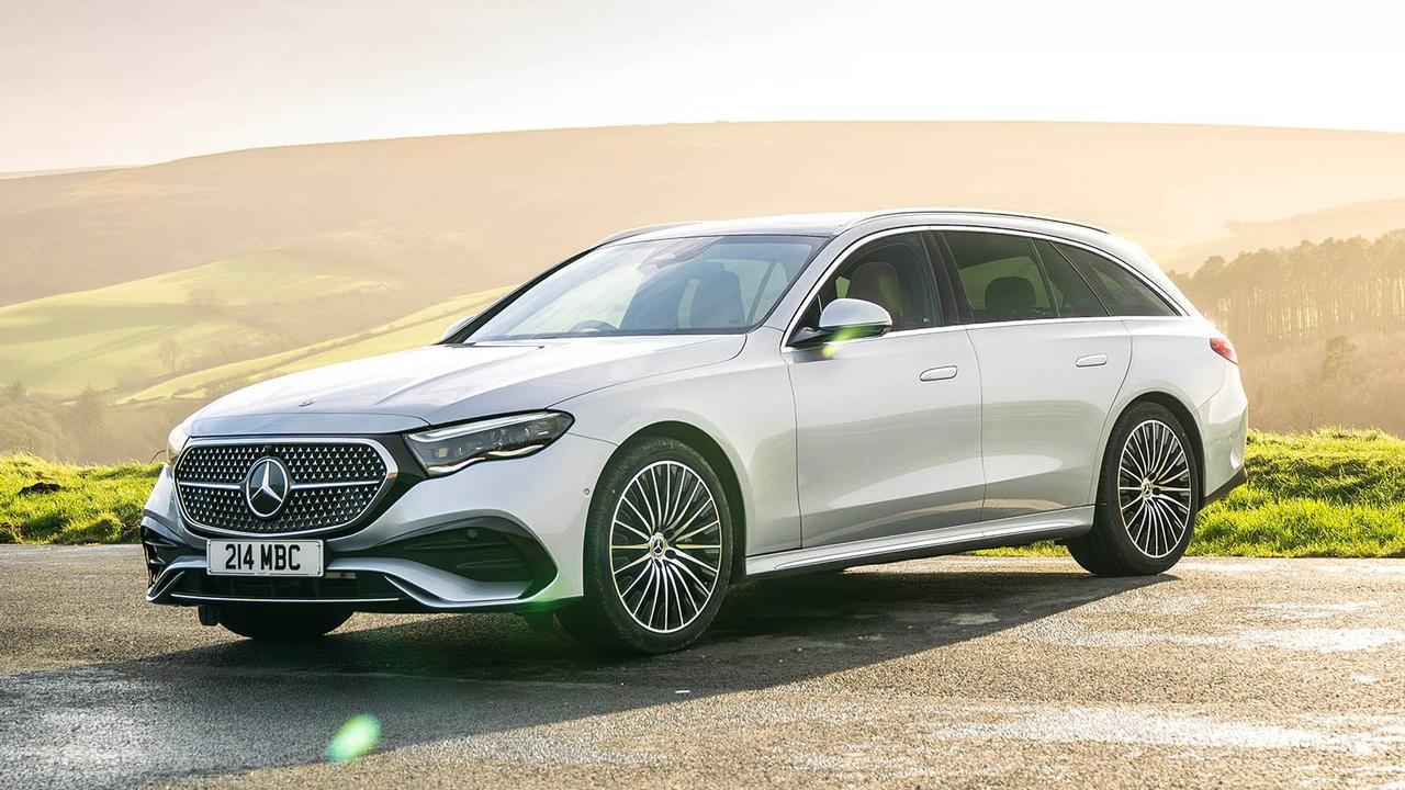 Mercedes E-Class in silver